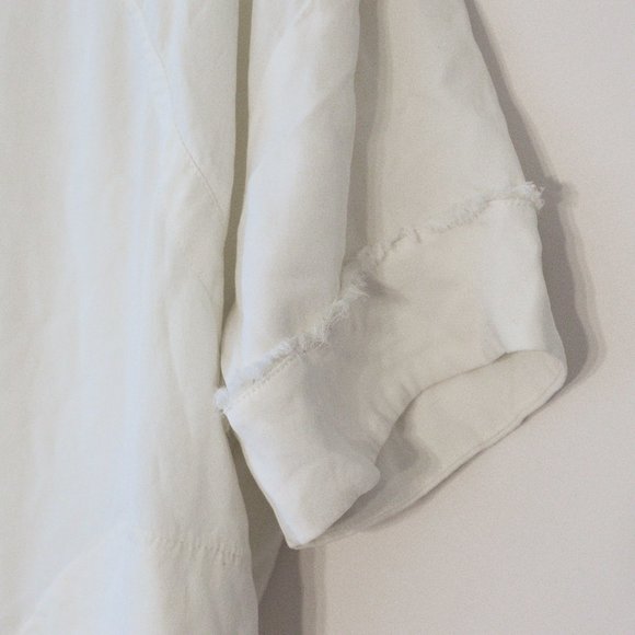 Kit and Ace Silk Tunic | Great Lengths Tunic Blouse Dress Ivory - Picture 4 of 5